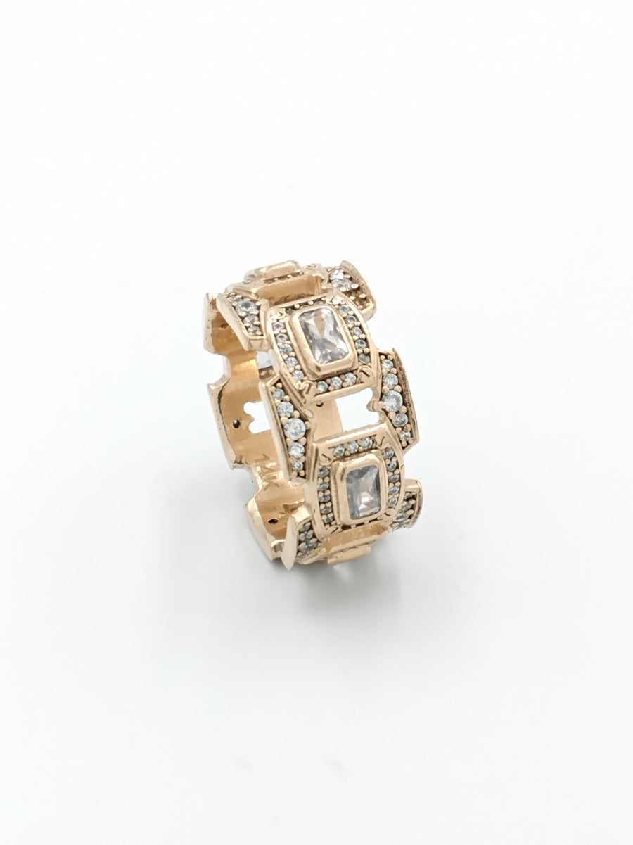 Men's Ring - Rose Gold 14k (.585) 8.9 grams Size 9