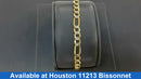 Figaro Bracelet - Yellow Gold 14k (.585) 6.2 grams 8 inch