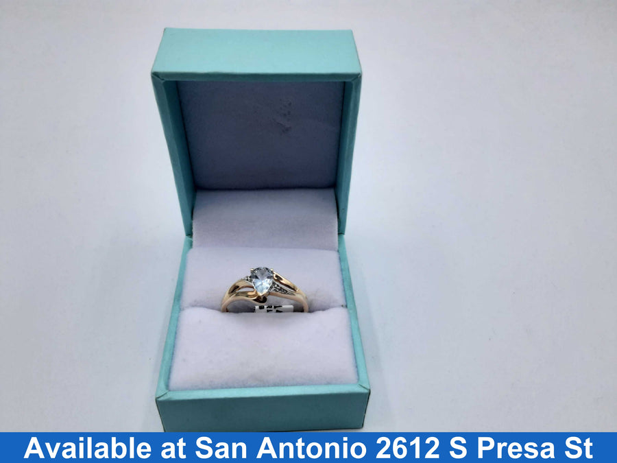 Women's Ring - Yellow Gold 10k (.417) 1.9 grams Size 9.5