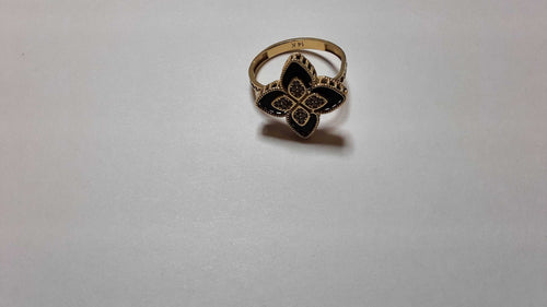 Women's Ring - Yellow Gold 14k (.585) 3.6 grams Size 9