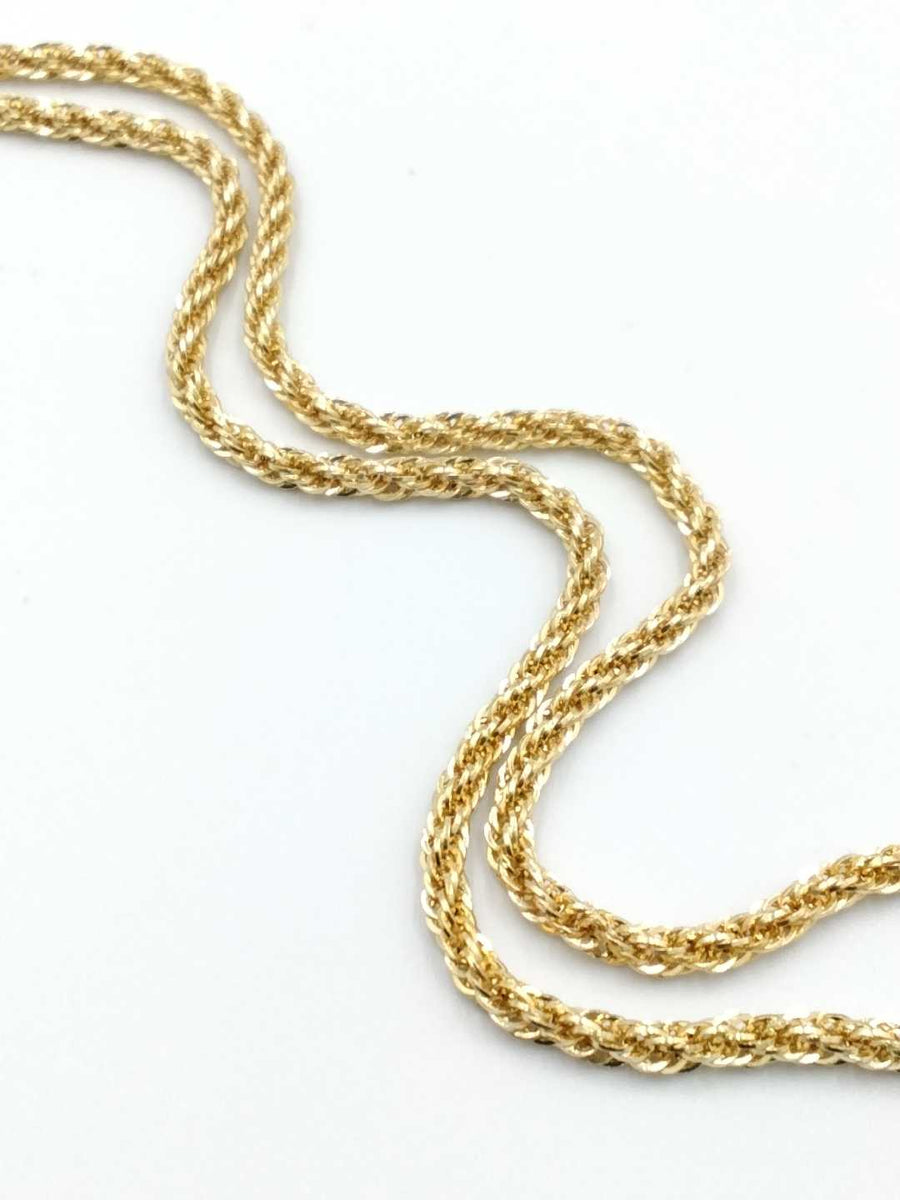 Rope Chain - Yellow Gold 14k (.585) 4.1 grams 22 inch