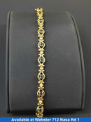 Tennis Bracelet - Yellow Gold 14k (.585) 19.5 grams 7 inch