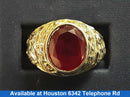 Men's Ring - Yellow Gold 10k (.417) 4.9 grams Size 9.5