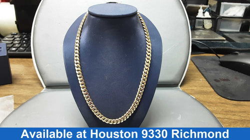 Cuban Link Chain - Yellow Gold 10k (.417) 22.6 grams 22 inch