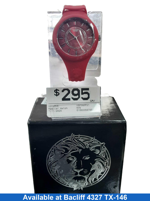 Versace Vspoq2p21 Red Regular Watch