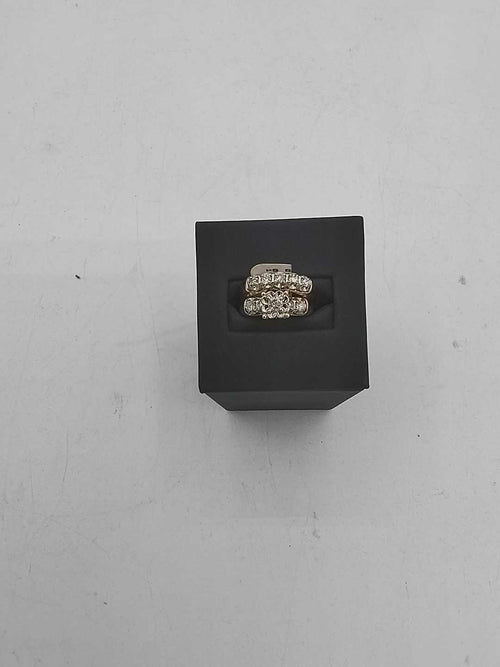 Ring - Engagement Set - Yellow Gold 14k (.585) 5.1 grams Size 10