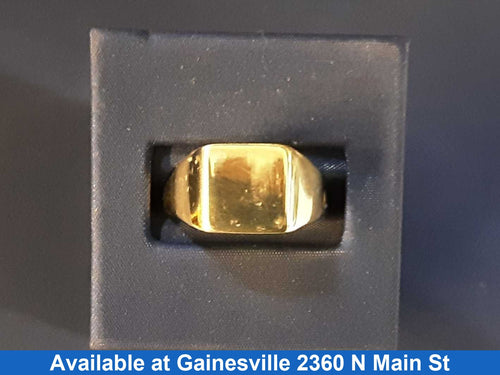 Men's Ring - Yellow Gold 14k (.585) 7.4 grams Size 11