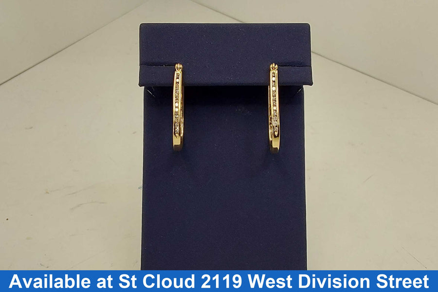 Earrings - Yellow Gold 10k (.417) 1.3 grams