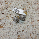 Double Stud Earring - Silver 3.4 grams