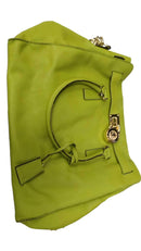Michael Kors Hamilton Moderne Large Signature Logo Tote Bag Green Purse / Handbag