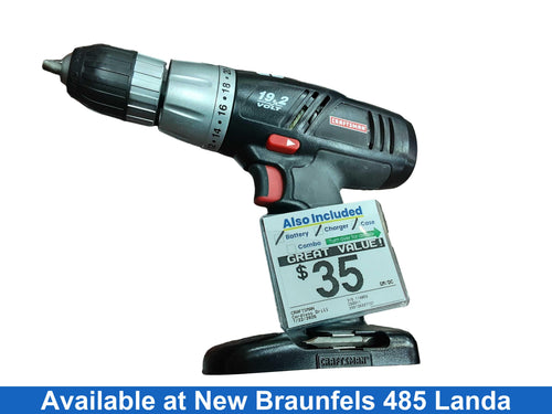 Craftsman 315.114853 Black Cordless Standard Drill