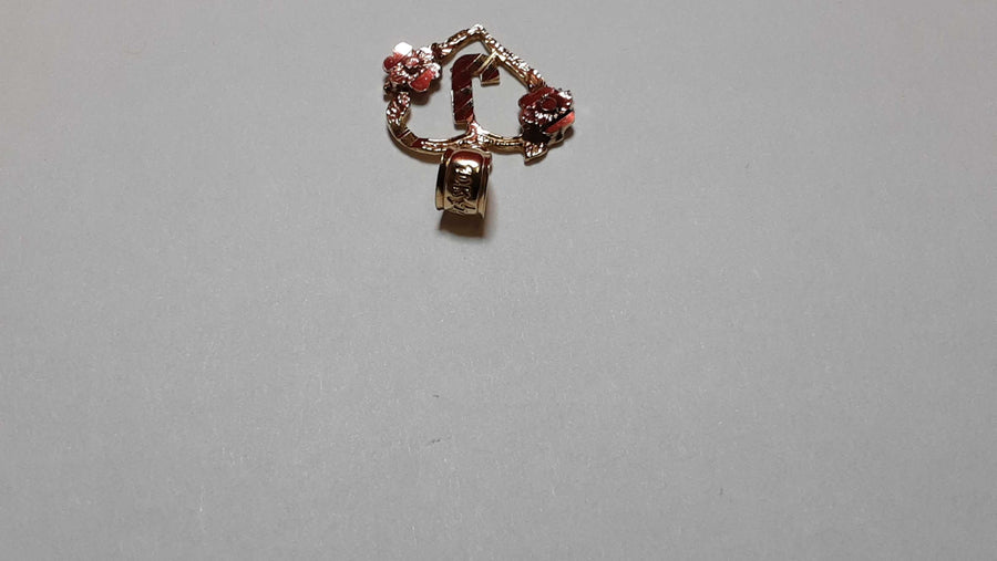 Pendant - Tricolor Gold 10k (.417) 0.9 grams