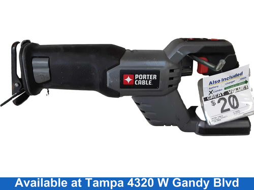 Porter Cable Pc1800rs Gray Cordless Reciprocating Saw