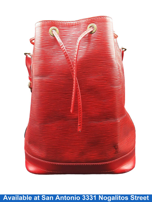 Louis Vuitton Epi Noe Vintage Large Red Purse / Handbag