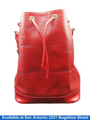 Louis Vuitton Epi Noe Vintage Large Red Purse / Handbag