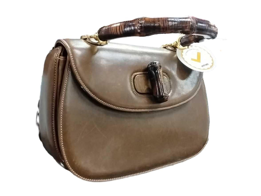 Gucci Bamboo 1947 Brown Purse / Handbag