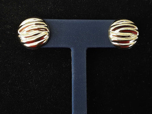 Gold Ball Earrings - Yellow Gold 10k (.417) 3.9 grams