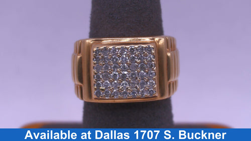 Men's Ring - Yellow Gold 10k (.417) 9.4 grams Size 10
