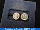 Double Stud Earring - Yellow Gold 10k (.417) 1.5 grams