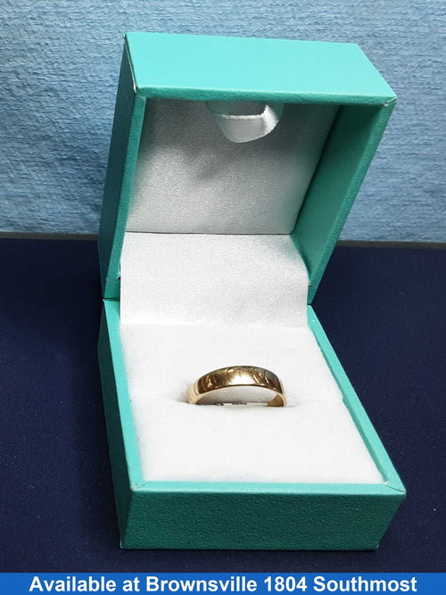 Ring - Wedding Band - Yellow Gold 10k (.417) 1.7 grams Size 6