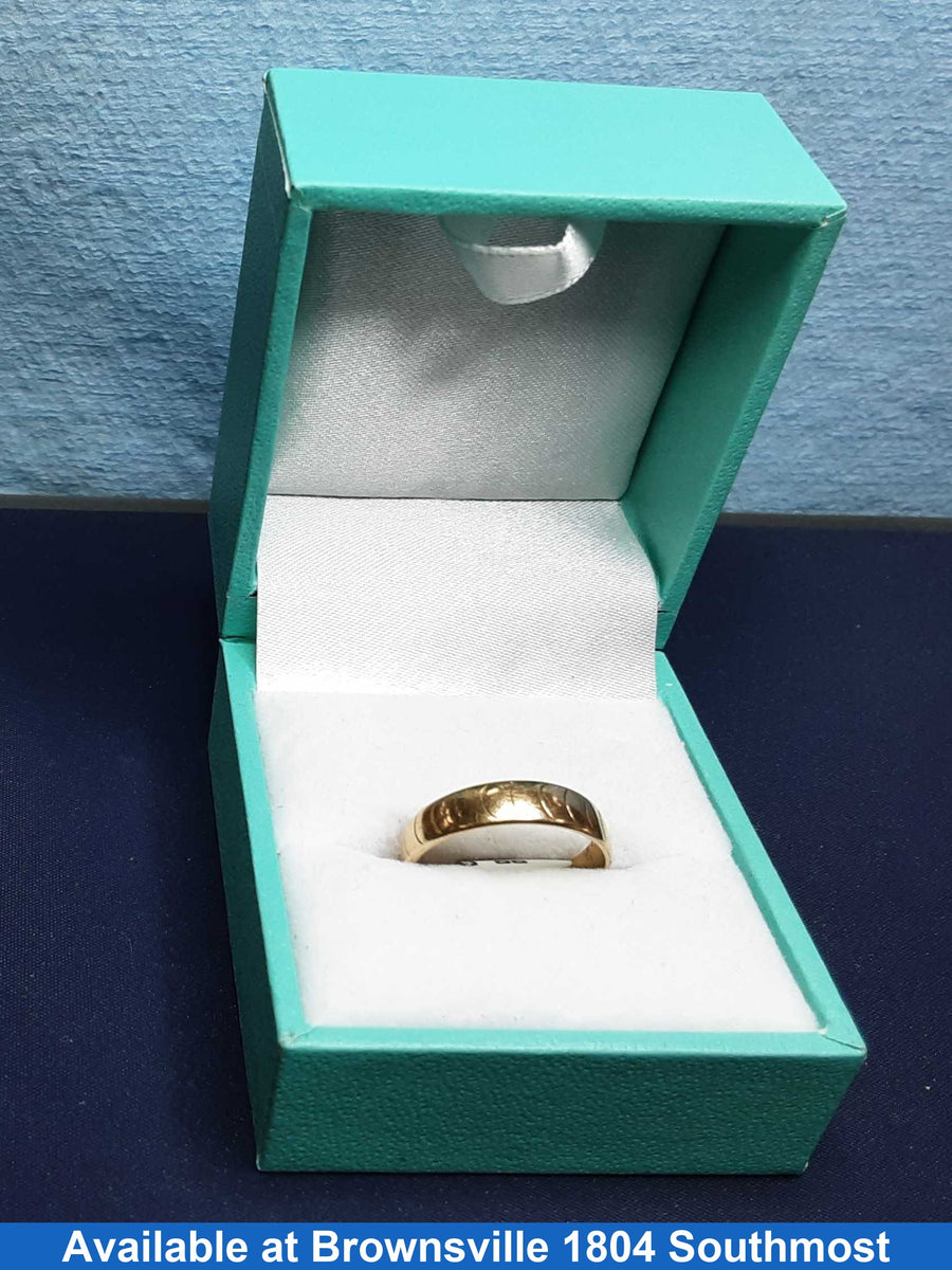 Ring - Wedding Band - Yellow Gold 10k (.417) 1.7 grams Size 6
