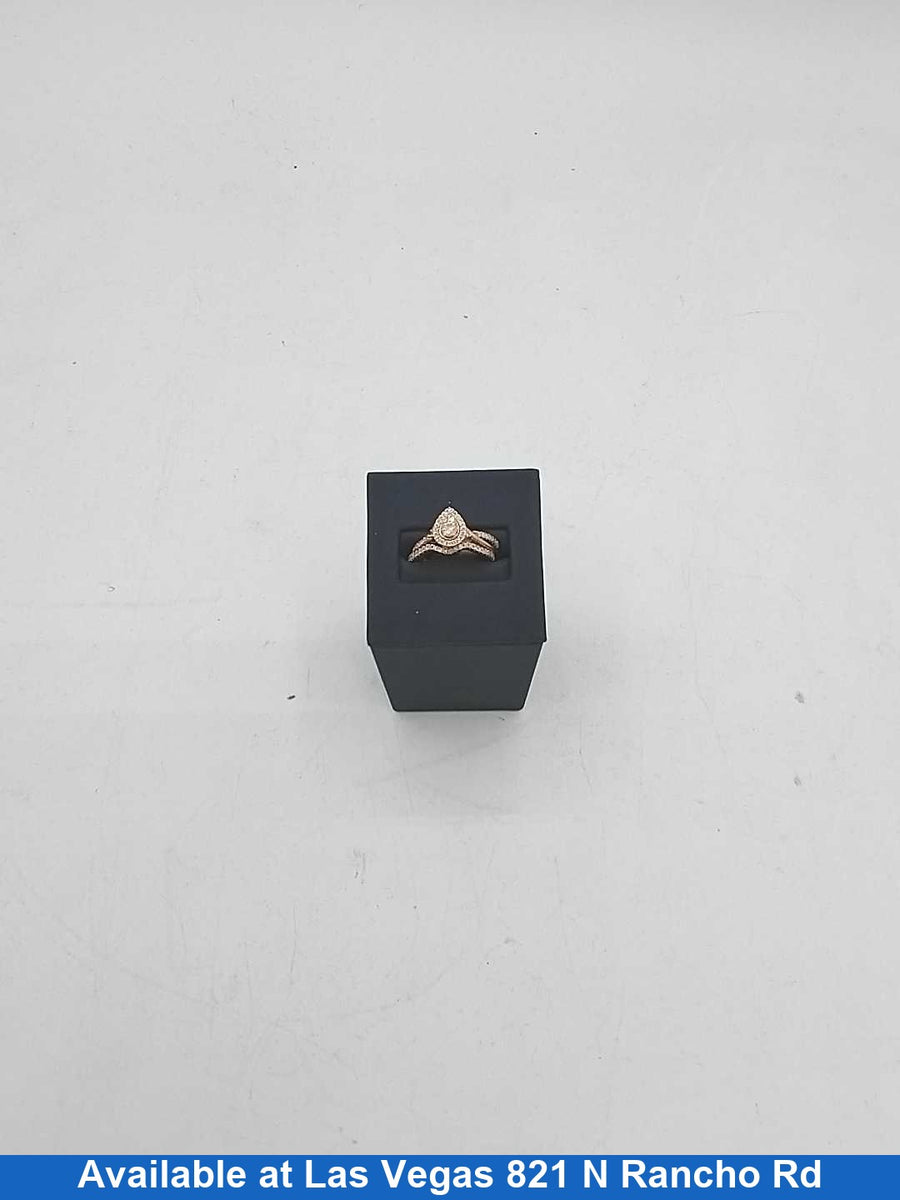 Ring - Engagement Set - Rose Gold 10k (.417) 3.1 grams Size 7