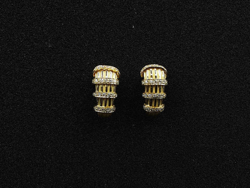 Earrings - Yellow Gold 18k (.750) 24.6 grams