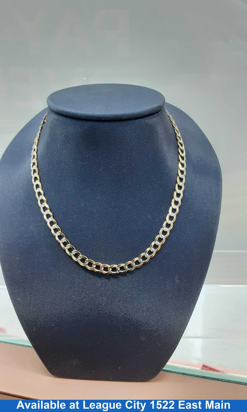 Cuban Link Chain - Yellow Gold 10k (.417) 9.4 grams 18 inch