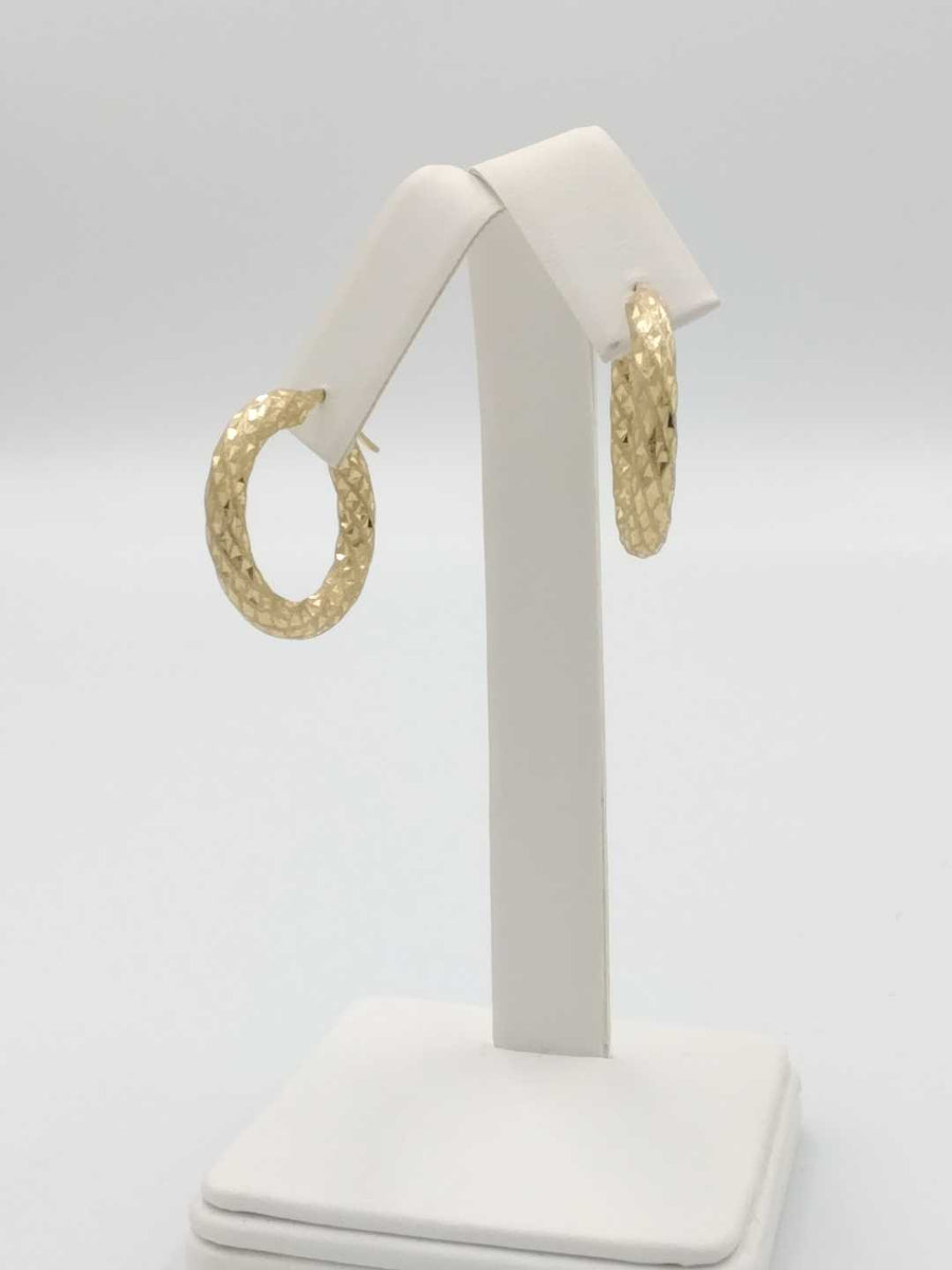 Bangle Earrings - Yellow Gold 14k (.585) 3.4 grams