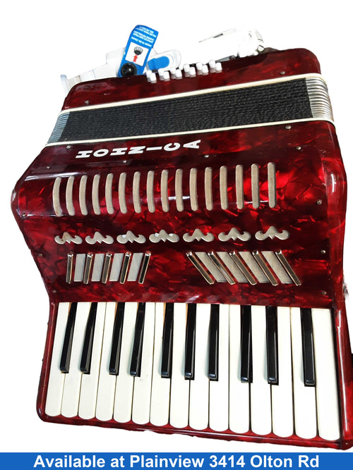 Hohnica 1302 Red Piano Accordion