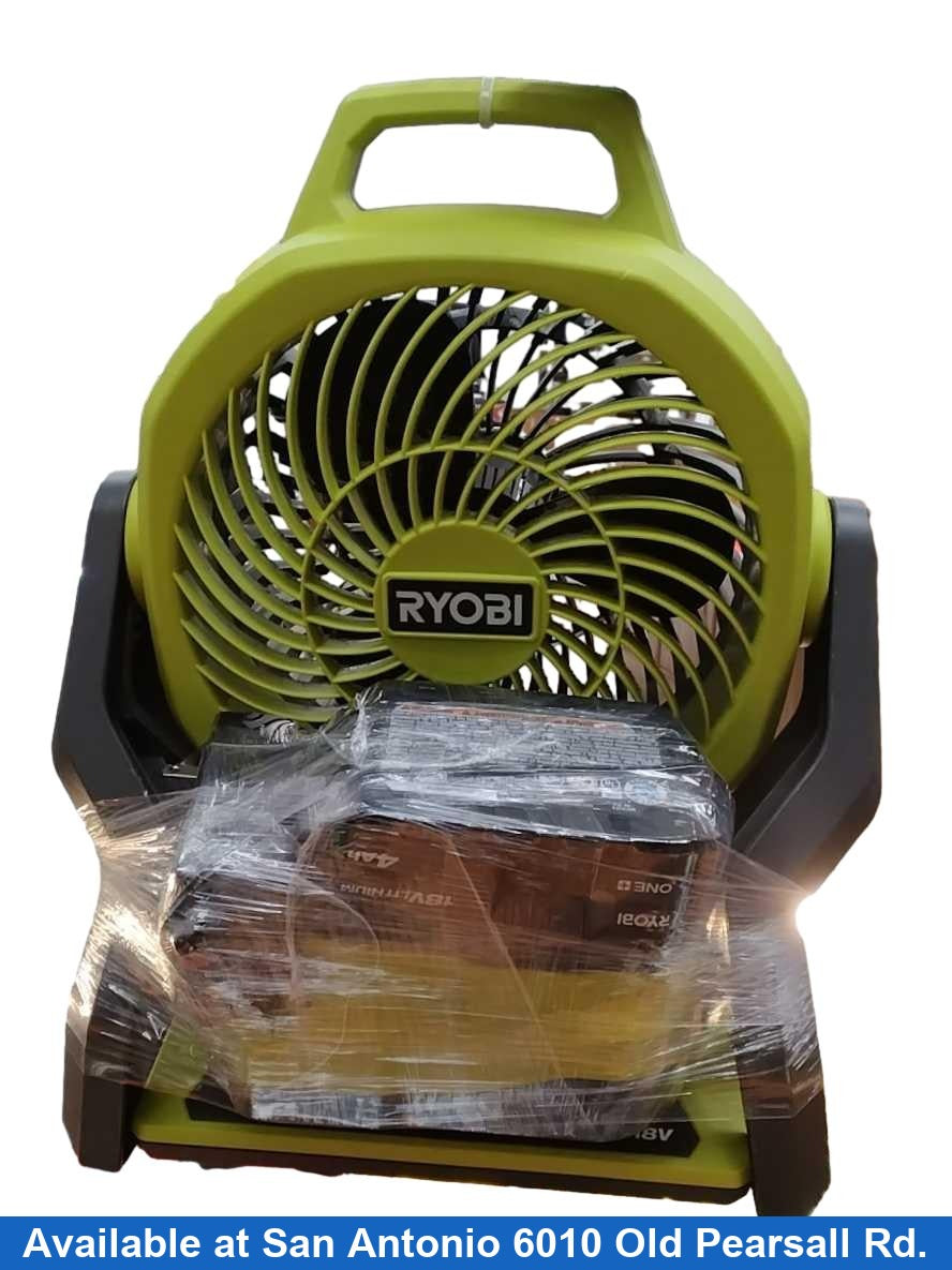Ryobi Pcl811 Green Table / Portable Fan
