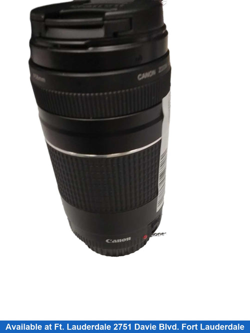 Canon Ef 75-300mm Black Photographic Lens