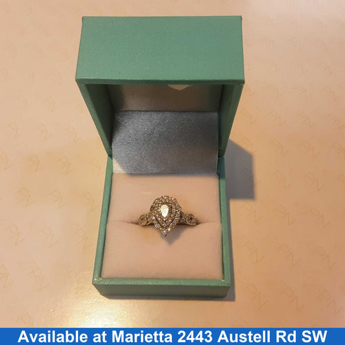 Women's Ring - Yellow Gold 14k (.585) 5 grams Size 20