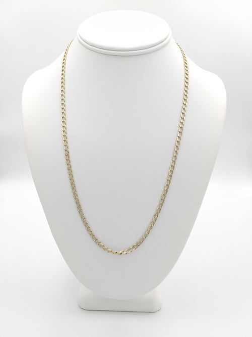 Cuban Link Chain - Yellow Gold 14k (.585) 7.5 grams 22 inch