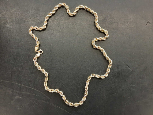 Rope Chain - Yellow Gold 10k (.417) 21.2 grams 26 inch