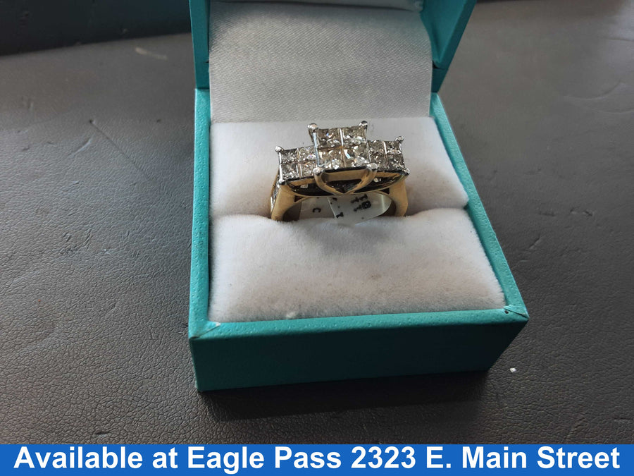 Women's Ring - Yellow Gold 14k (.585) 6.1 grams Size 7
