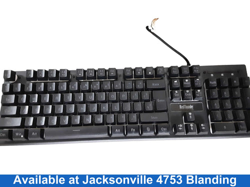 Red Thunder K10 Black Computer Keyboard