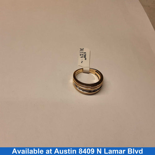 Men's Ring - Yellow Gold 10k (.417) 5.5 grams Size 10