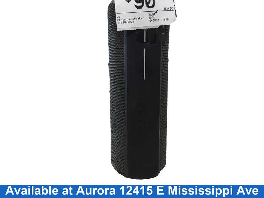 Ue Black Portable Speaker
