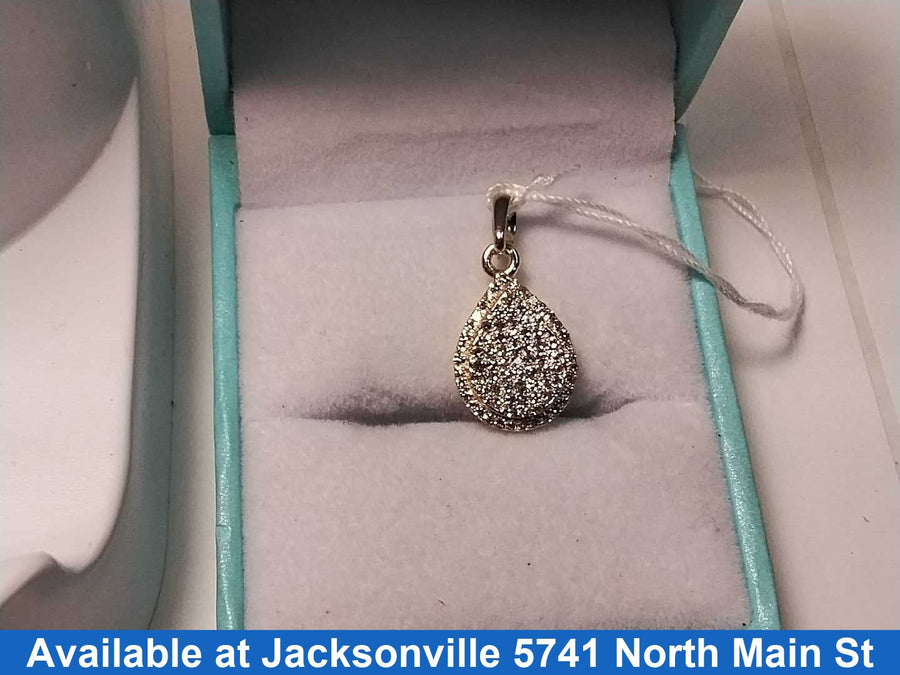 Diamond Pendant - Yellow Gold 10k (.417) 1.4 grams