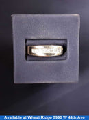 Ring - Wedding Band - White Gold 14k (.585) 6 grams Size 9