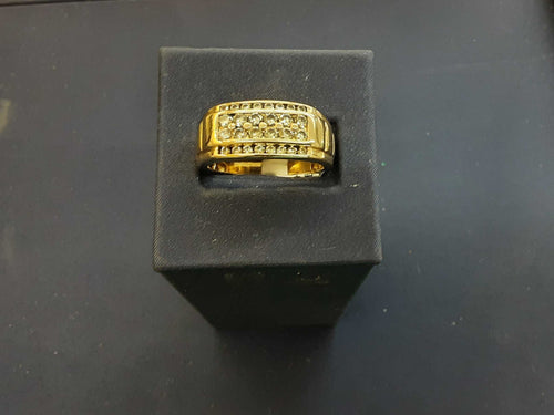 Men's Ring - Yellow Gold 14k (.585) 8 grams Size 11