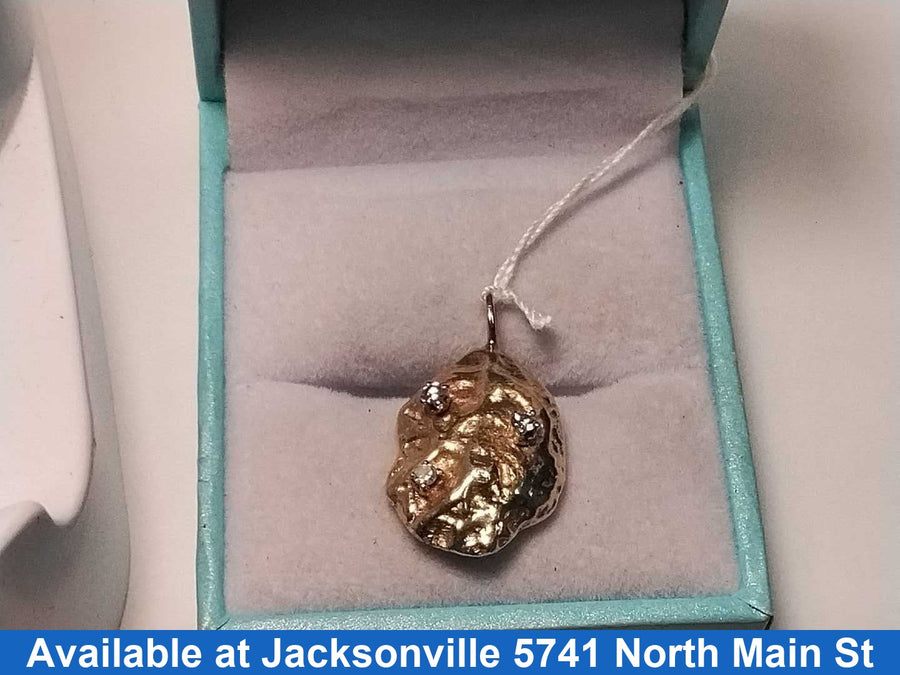 Nugget Pendant - Yellow Gold 14k (.585) 7.3 grams