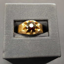 Men's Ring - Yellow Gold 10k (.417) 4.9 grams Size 10