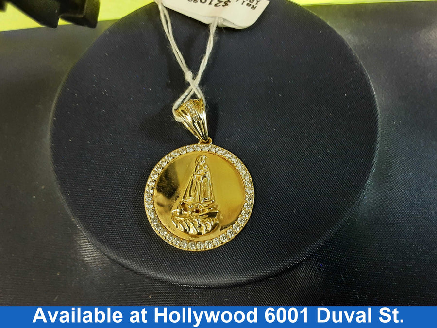 Religious Pendant - Yellow Gold 10k (.417) 2.2 grams