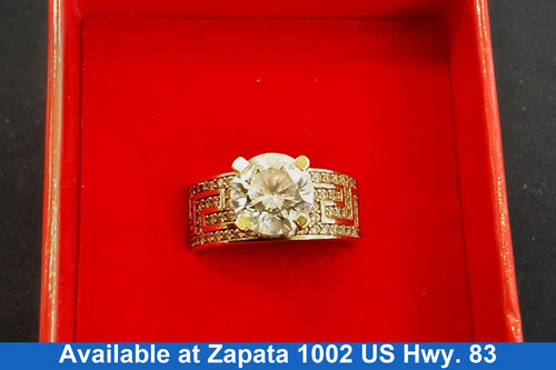 Women's Ring - Yellow Gold 10k (.417) 4 grams Size 9.5