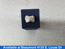 Women's Ring - Anniversary - White Gold 14k (.585) 11 grams Size 9