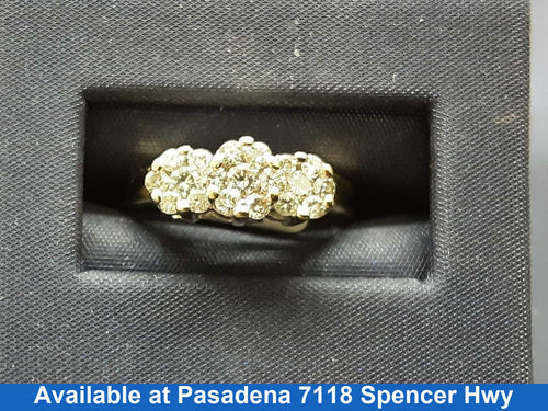 Women's Ring - Yellow Gold 14k (.585) 3.5 grams Size 20