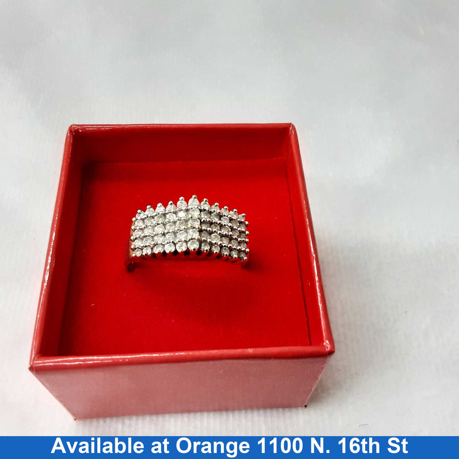 Women's Ring - Anniversary - Yellow Gold 10k (.417) 4.3 grams Size 6