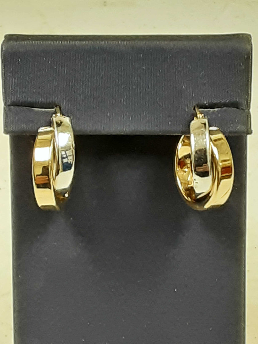 Bangle Earrings - Yellow Gold 10k (.417) 3.8 grams